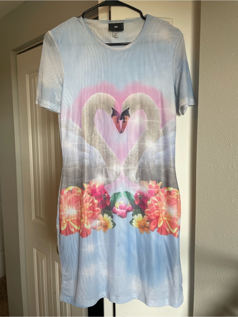 Lazy Oaf Swan Mesh Dress